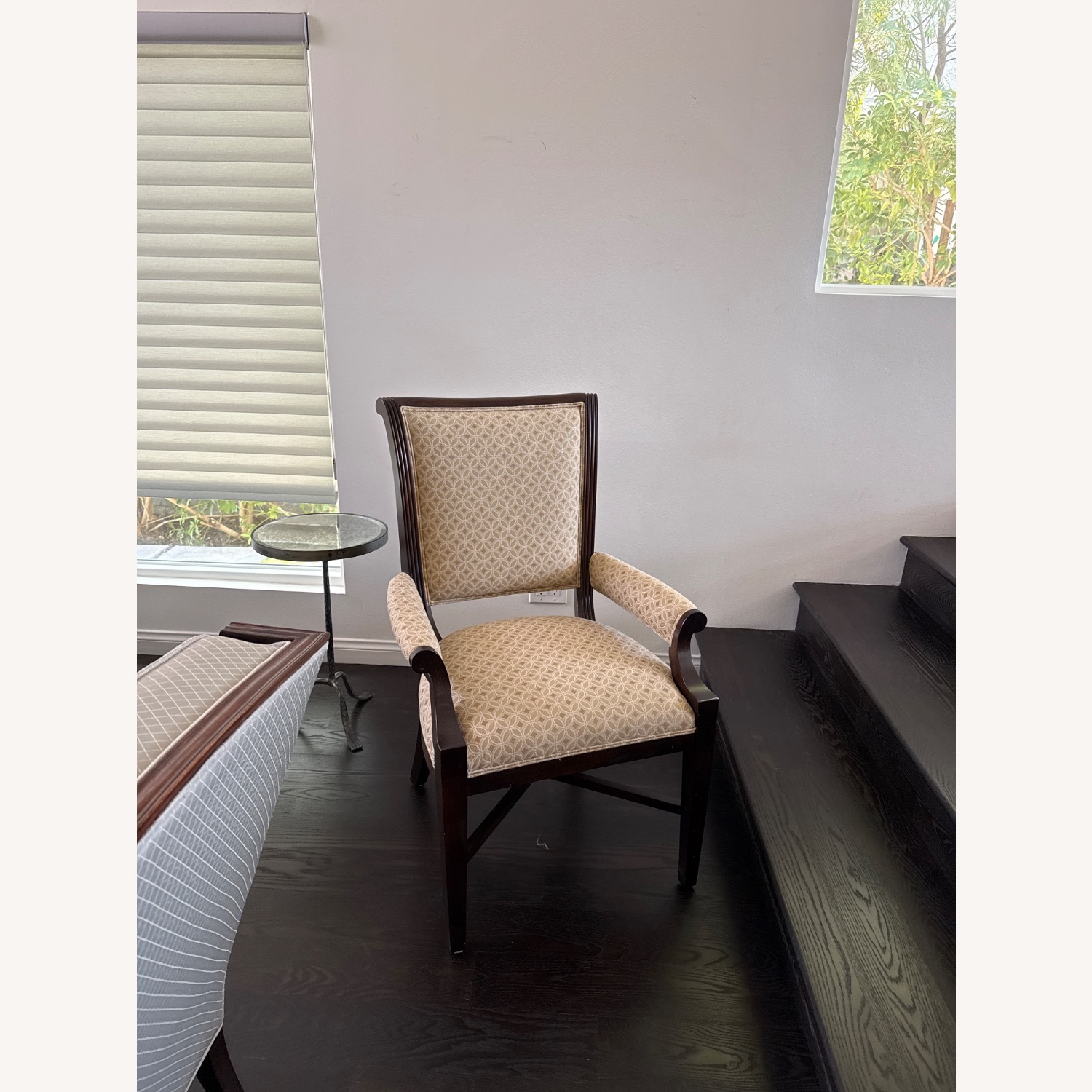 Vintage/Antique Finds Dark Brown Wood Armchair - image-2