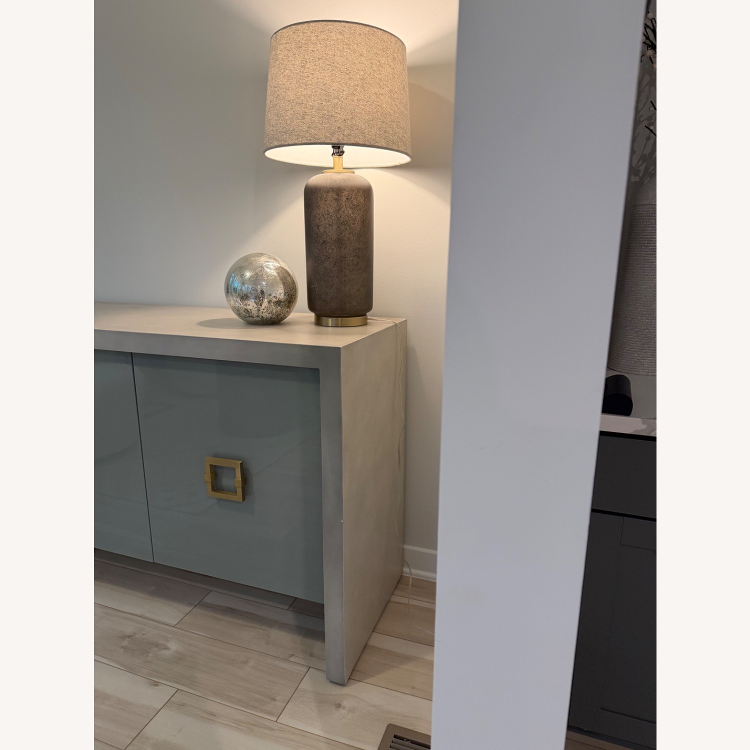 Century Furniture Liza Credenza with Concrete and Lacquer Finish - image-5