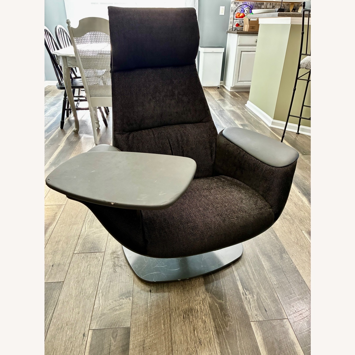 Steelcase Massaud Dark Gray Fabric Office Chair - image-2