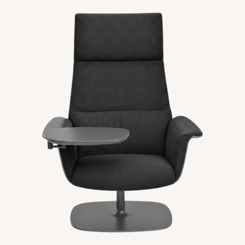 Used Steelcase Massaud Dark Gray Fabric Office Chair for sale on AptDeco