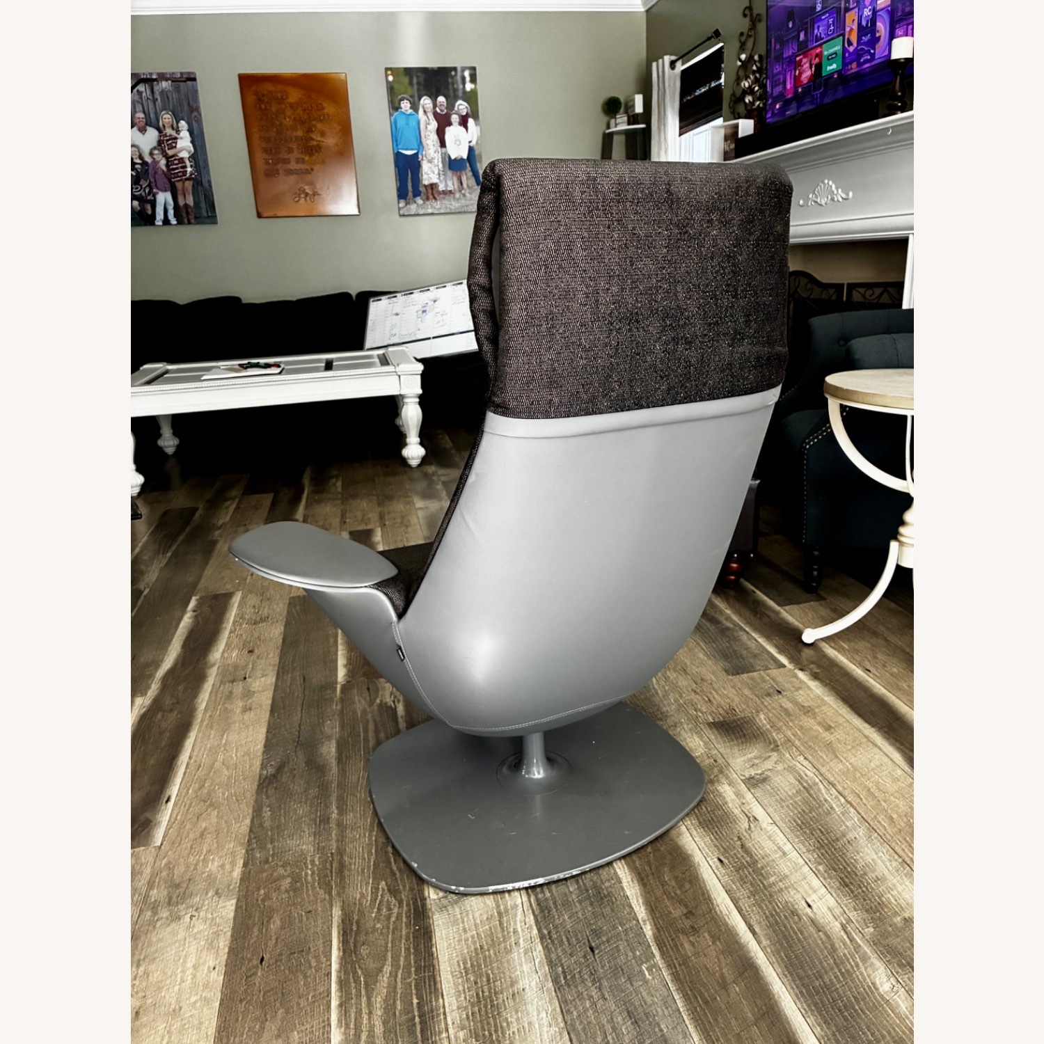Steelcase Massaud Dark Gray Fabric Office Chair - image-6