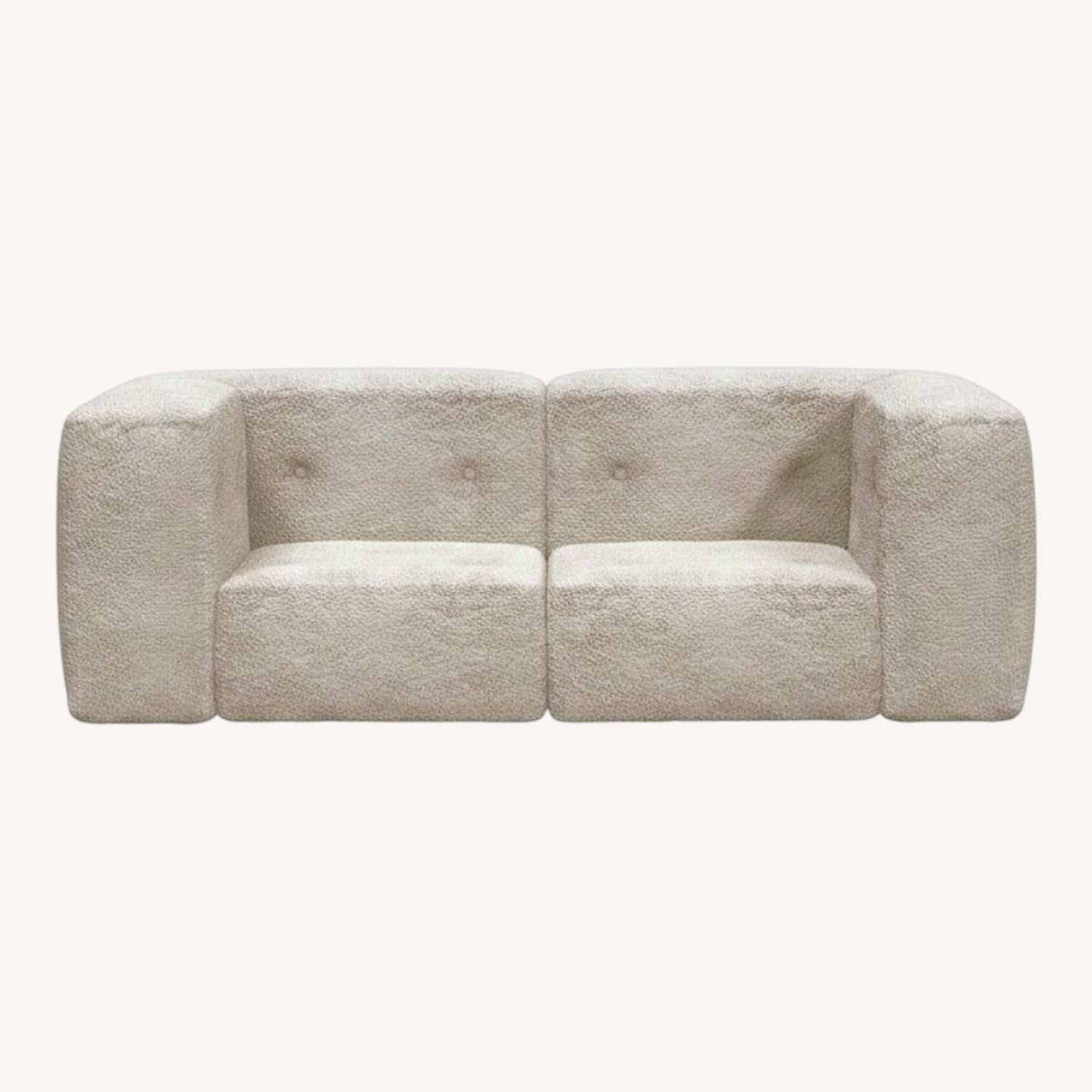 Pottery Barn Teen Cushy Piped Trim Loveseat - image-5