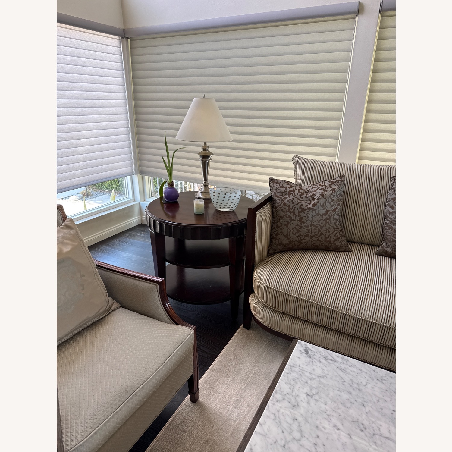 Transitional Round Side Table - image-2
