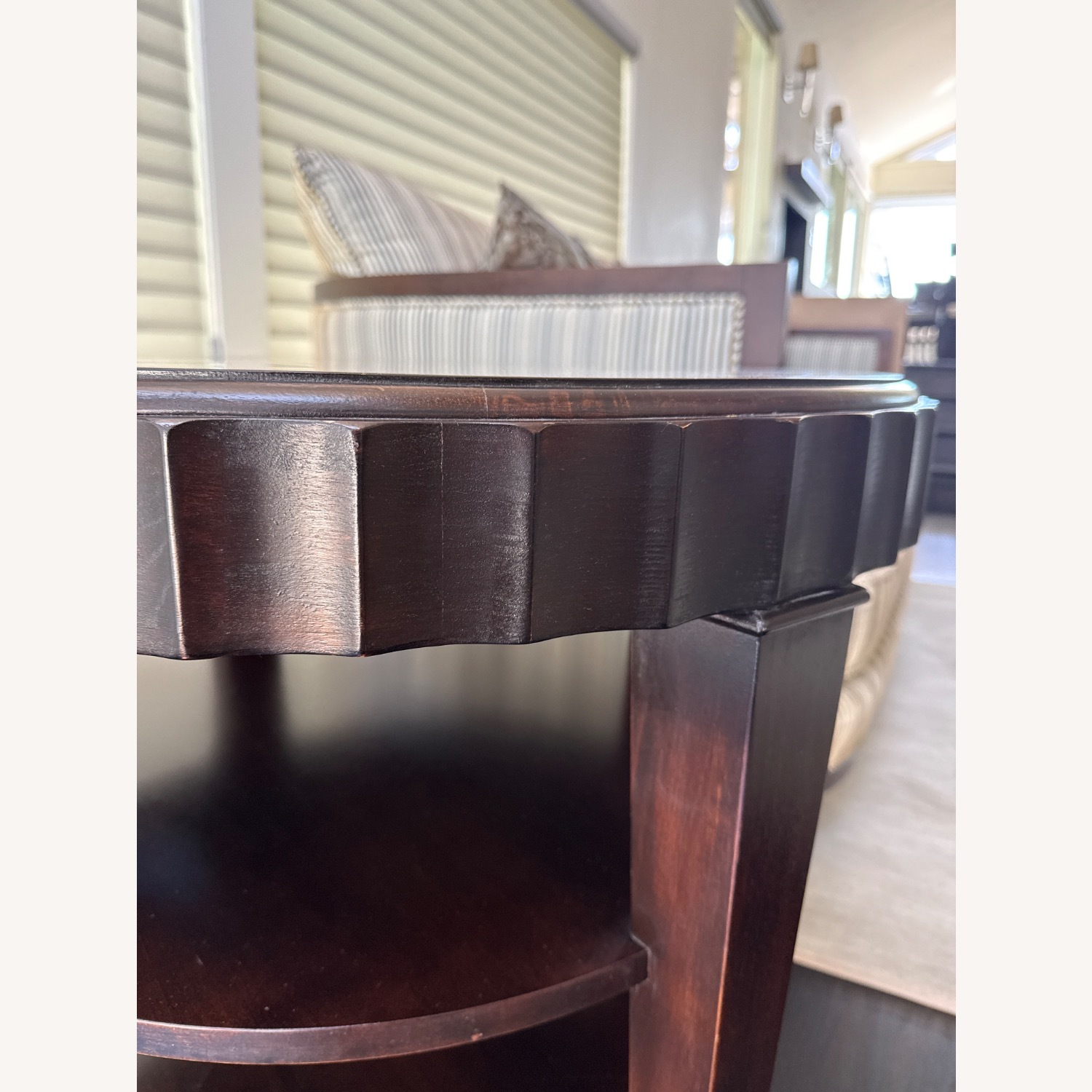 Transitional Round Side Table - image-5