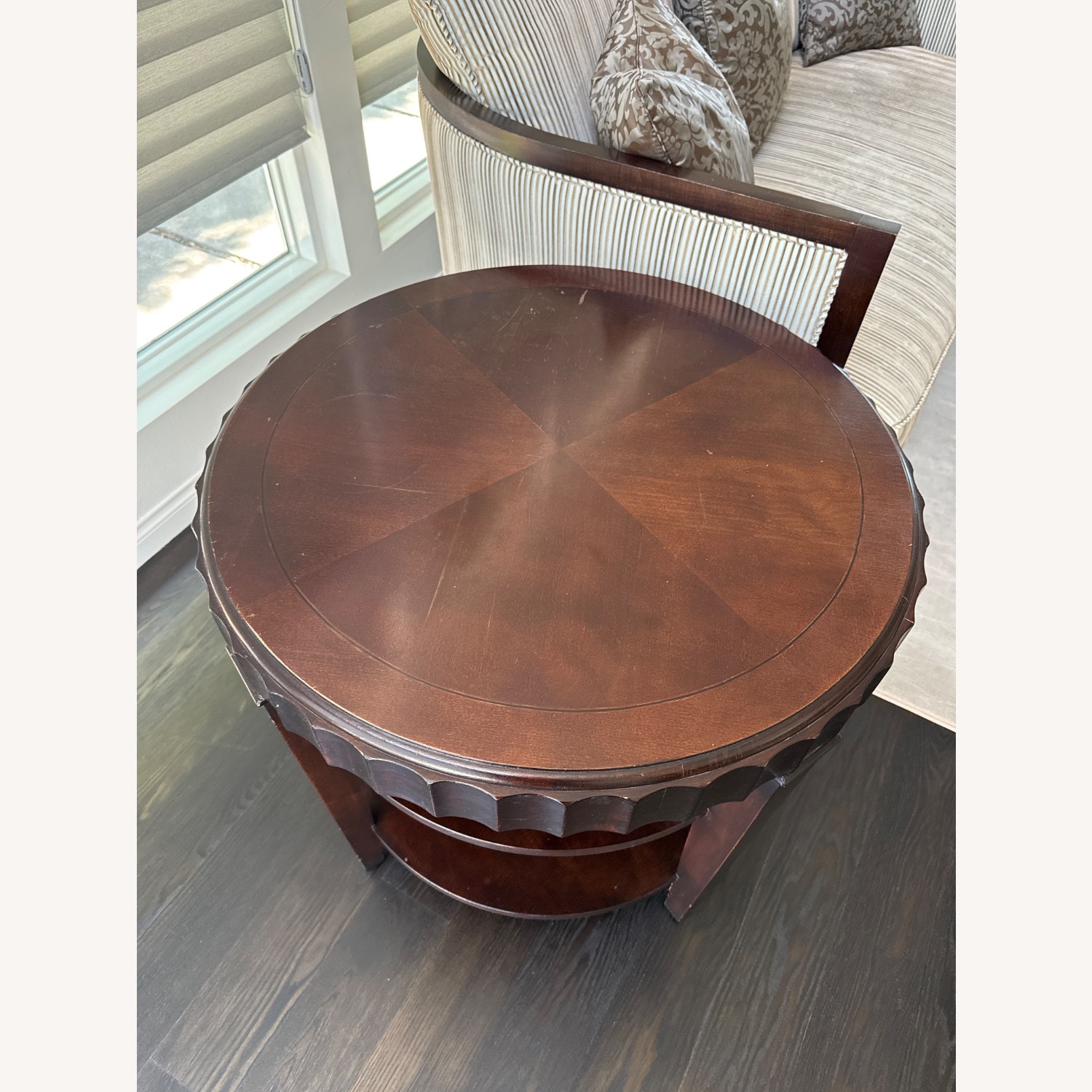 Transitional Round Side Table - image-4
