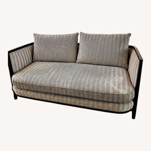 Used Custom Upholstery Curved Sofa for sale on AptDeco