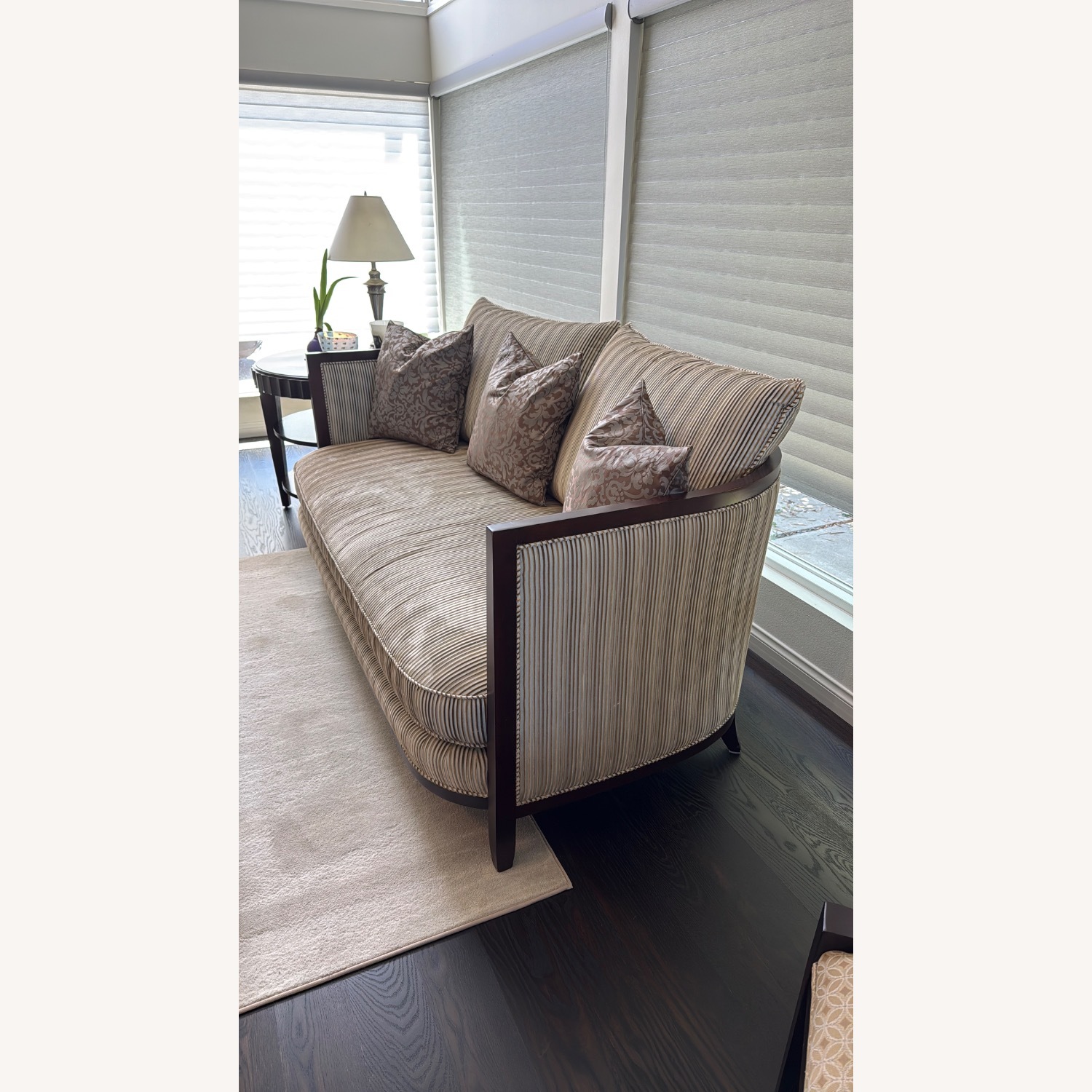 Custom Upholstery Curved Sofa - image-4