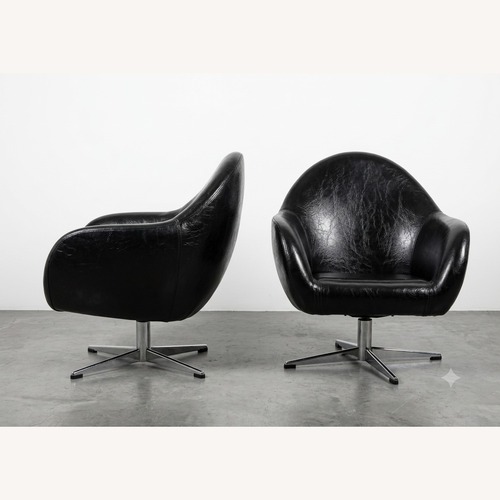 Used Hurstline Vintage Swivel Armchairs for sale on AptDeco