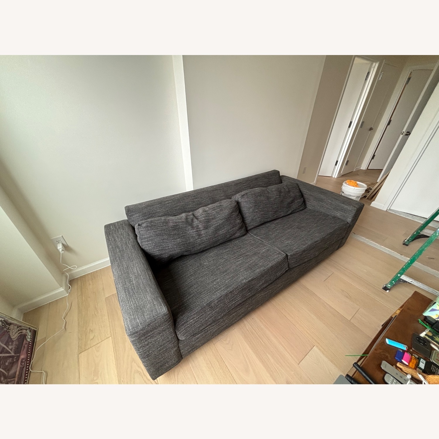 West Elm Urban Fabric Sleeper Sofa - image-3