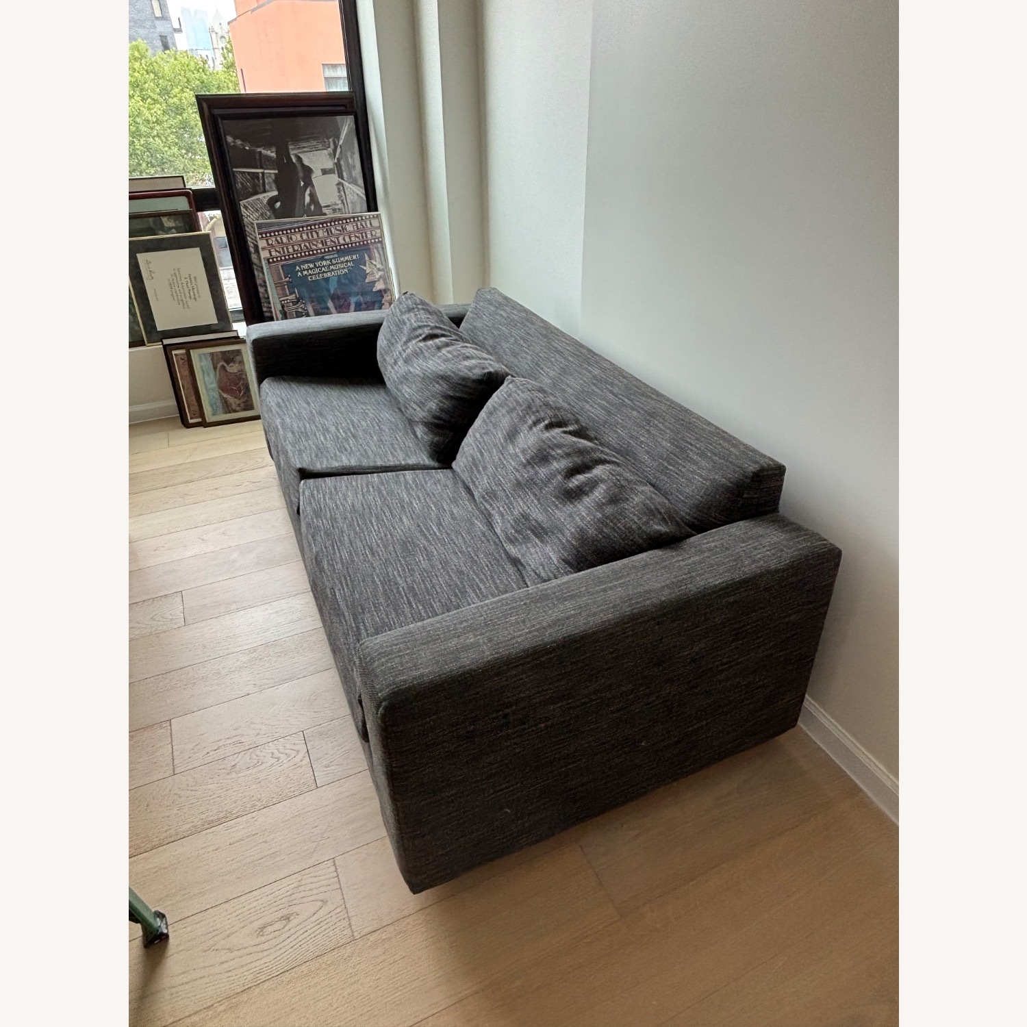 West Elm Urban Fabric Sleeper Sofa - image-1