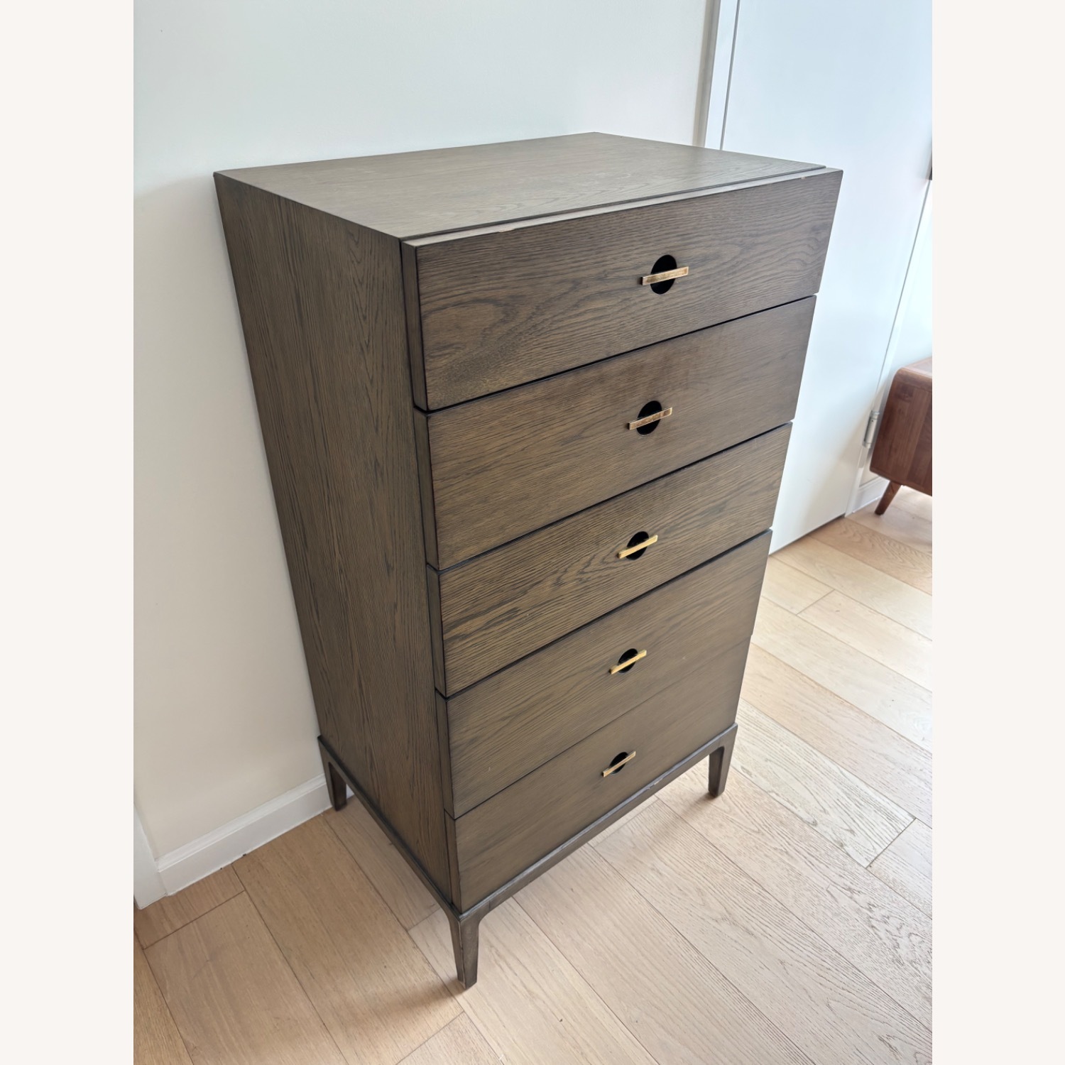 Vintage/Antique Finds Dark Brown Wood Dresser - image-3
