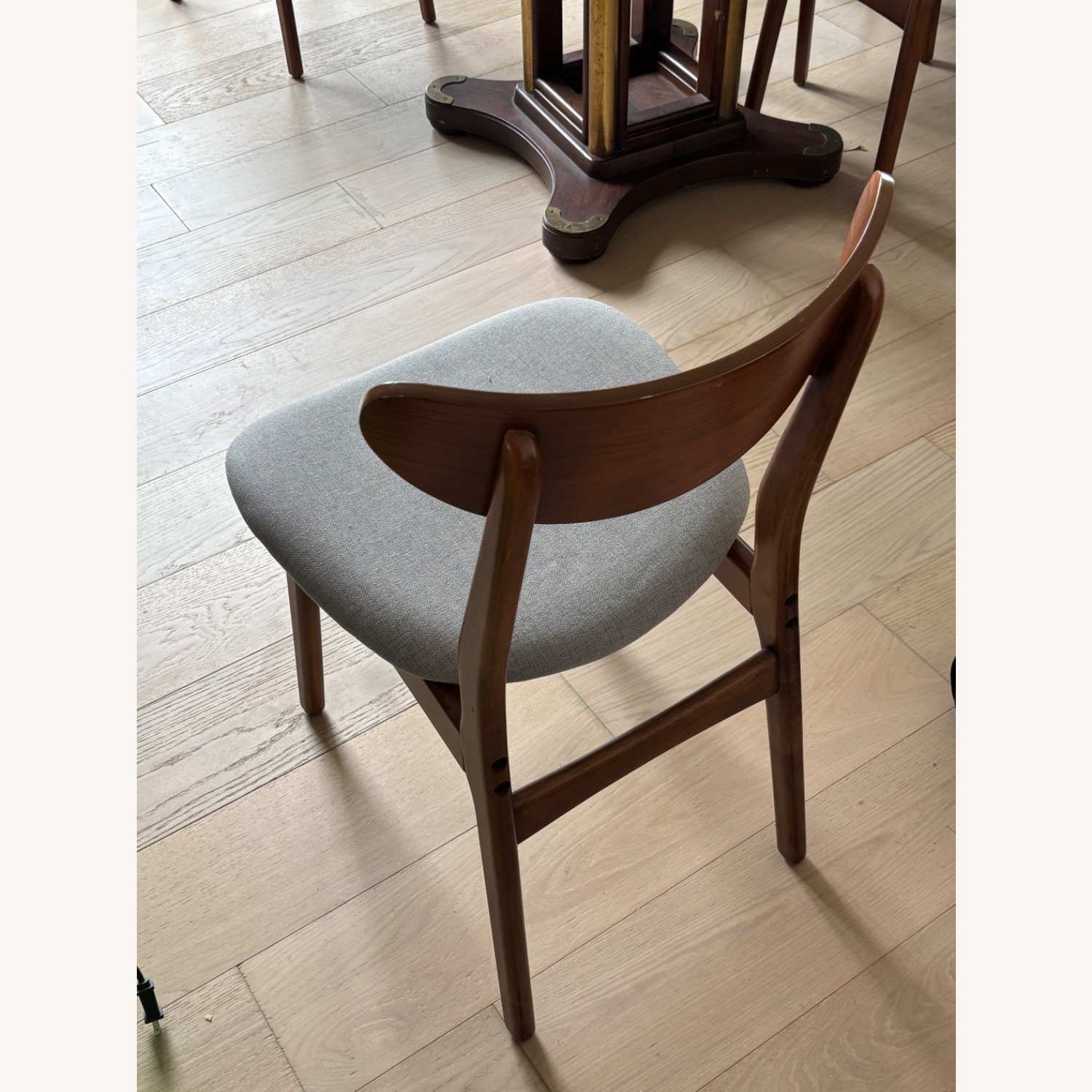 West Elm Classic Café Dark Brown Wood Dining Chair - image-1