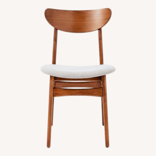 Used West Elm Classic Café Dark Brown Wood Dining Chair for sale on AptDeco