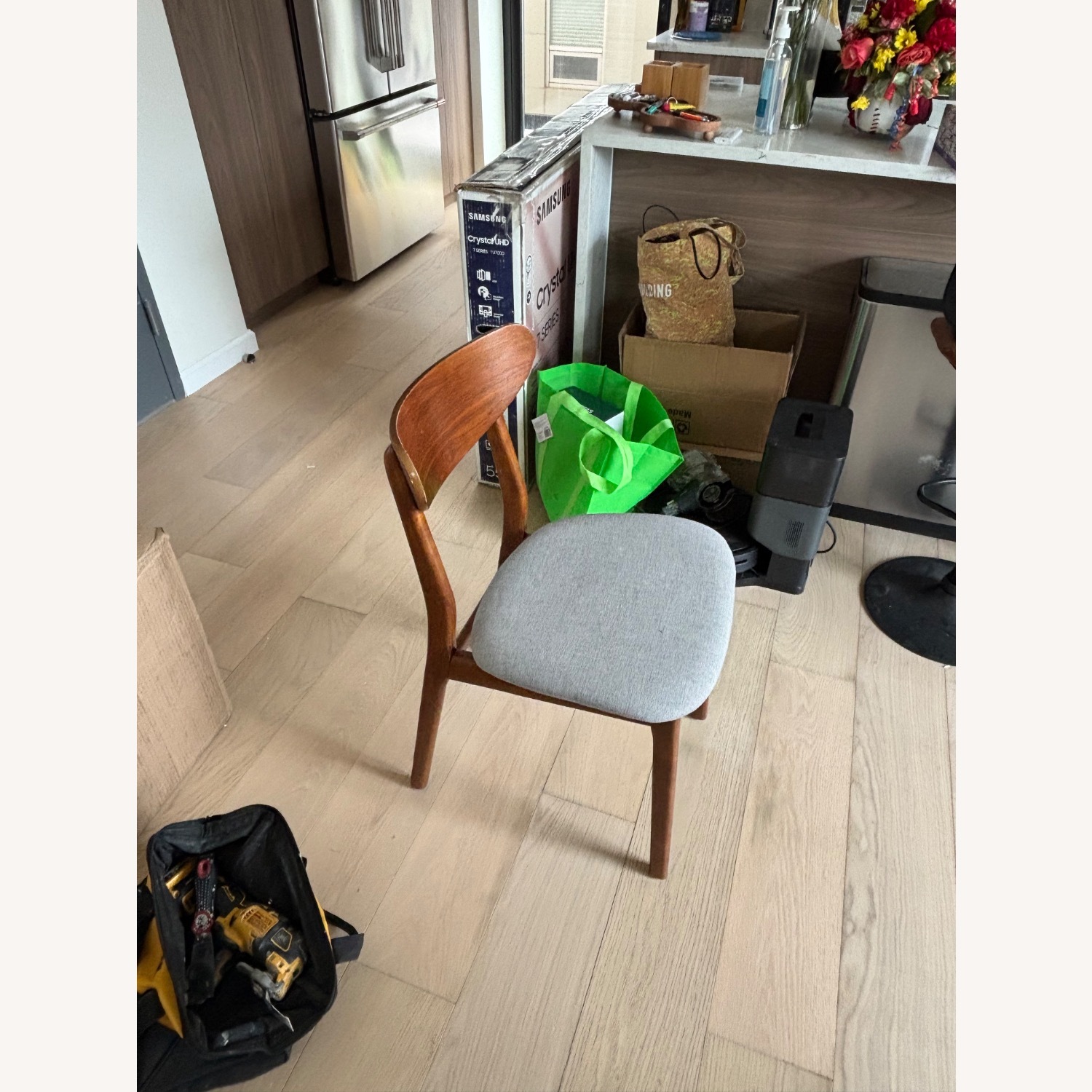West Elm Classic Café Dark Brown Wood Dining Chair - image-4