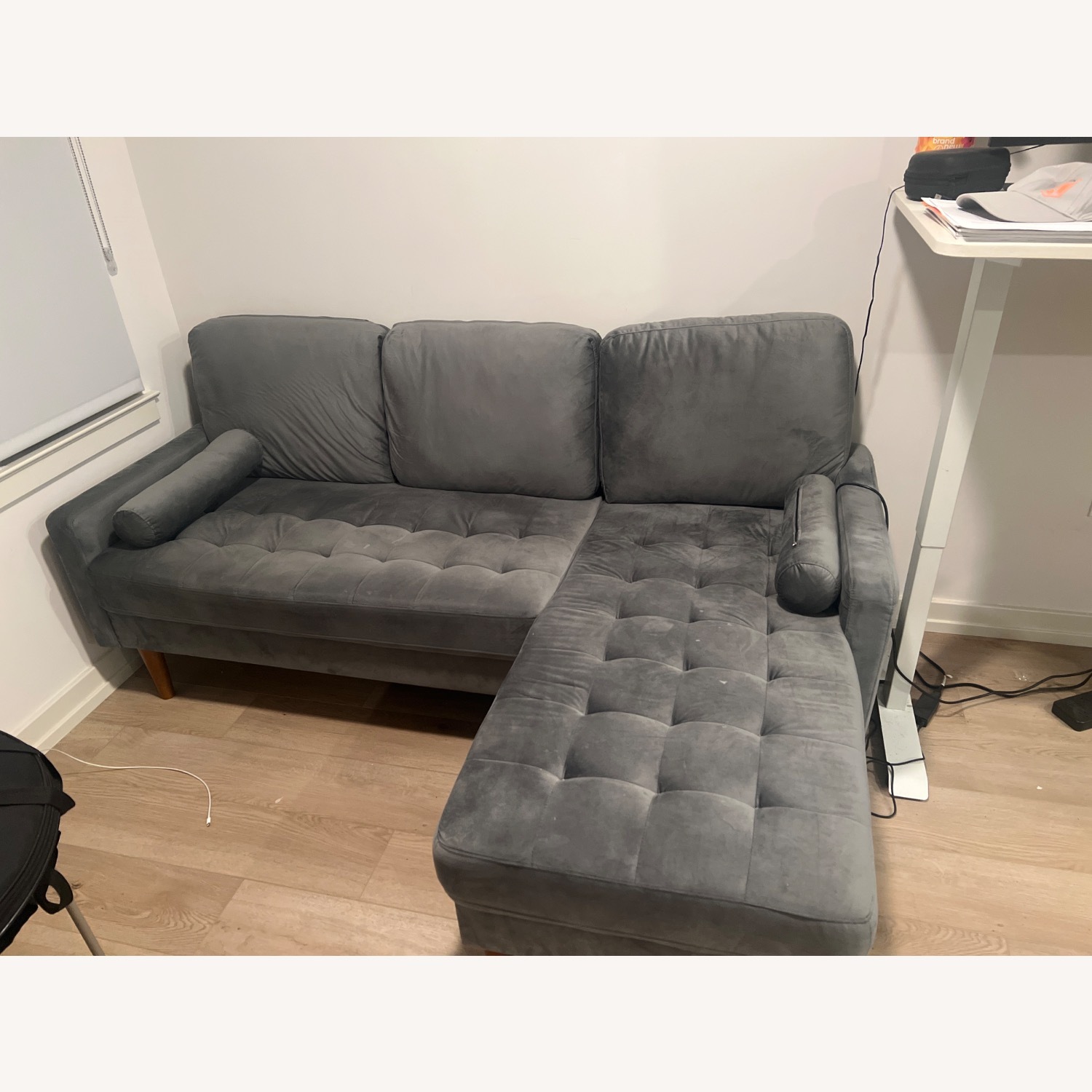 Light Gray 3+ Seater Sofa - image-3