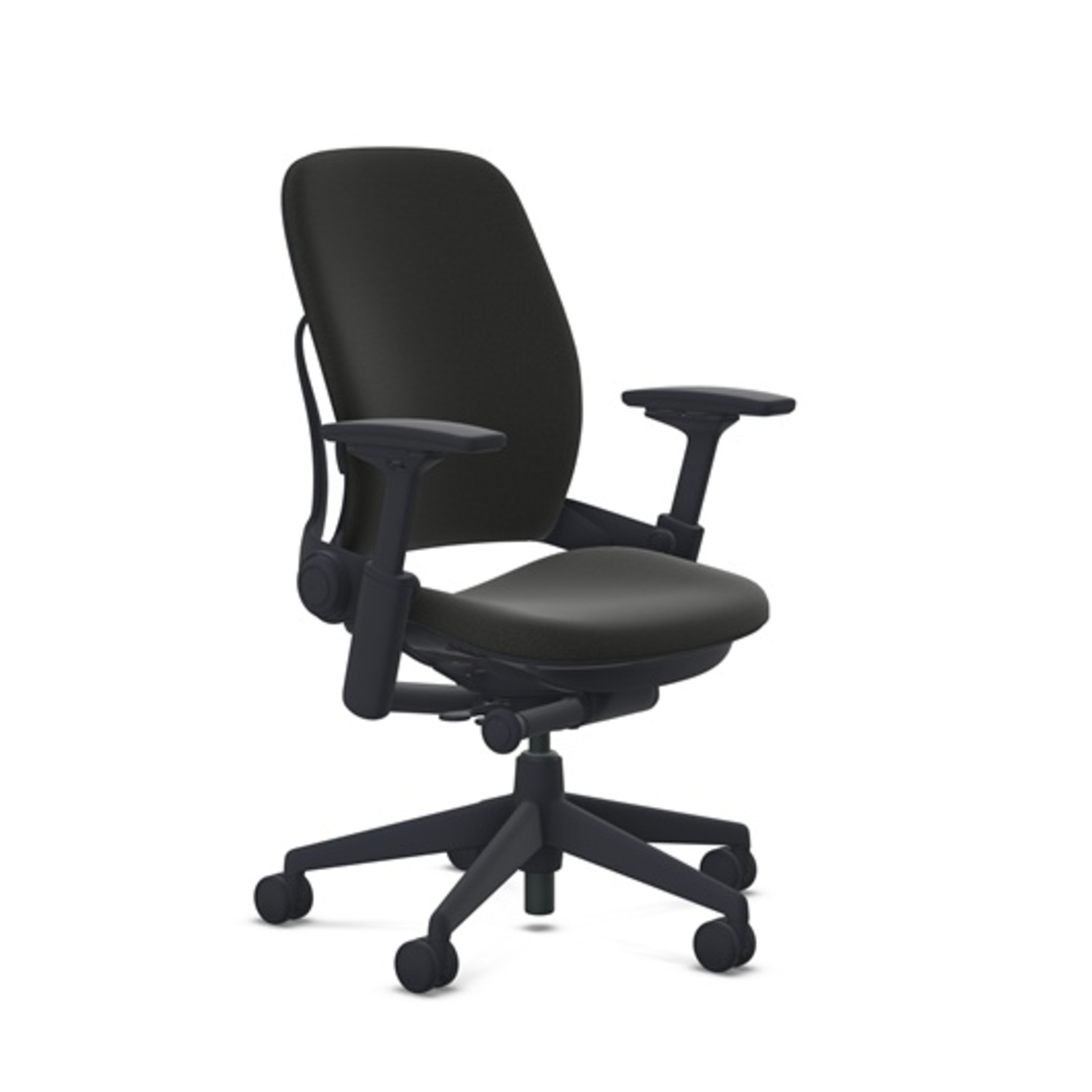 Steelcase Leap Black Fabric Office Chair - image-6