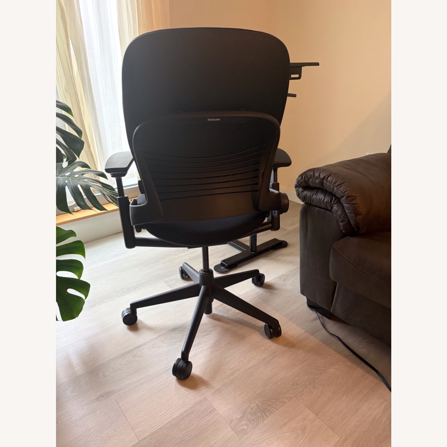 Steelcase Leap Black Fabric Office Chair - image-2