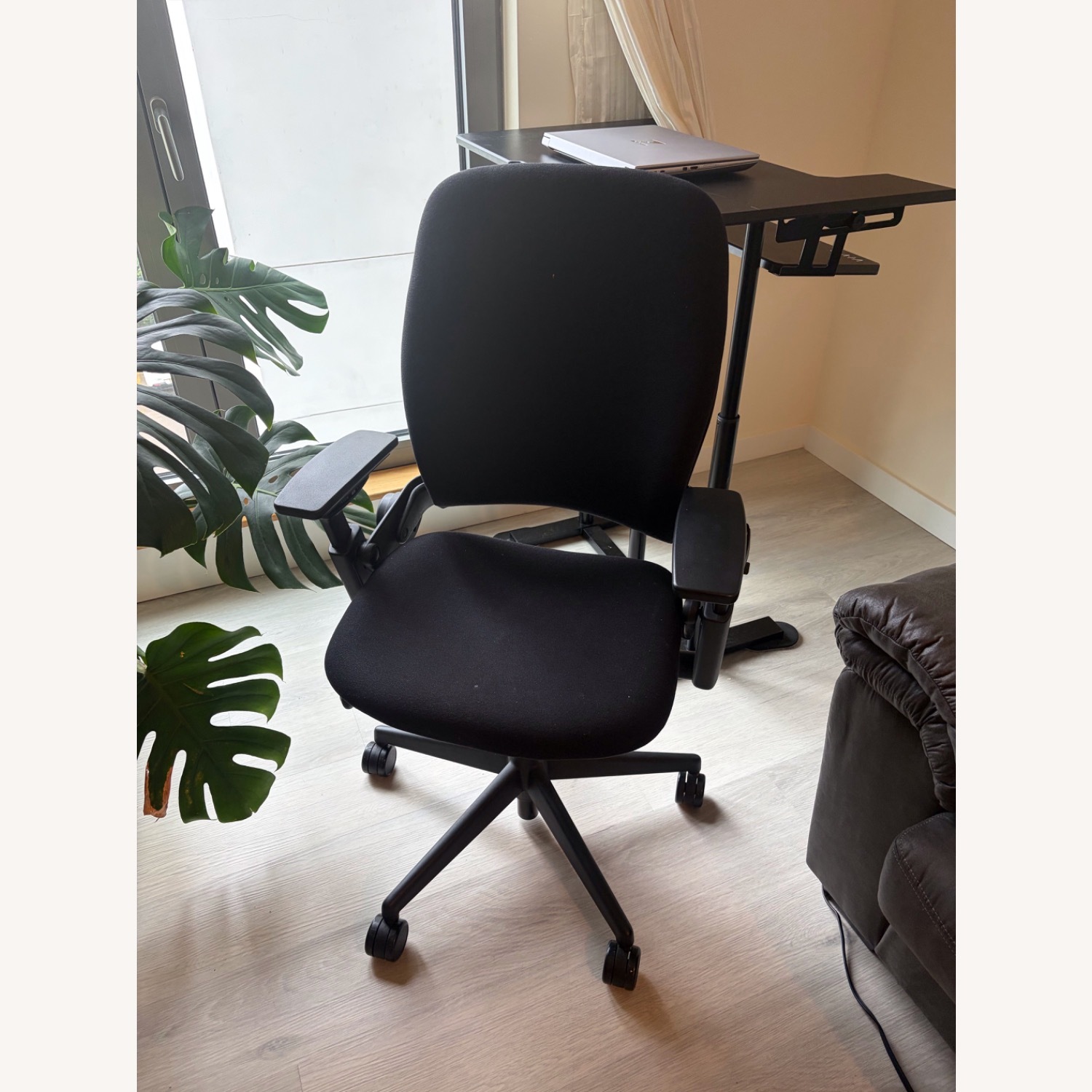 Steelcase Leap Black Fabric Office Chair - image-1