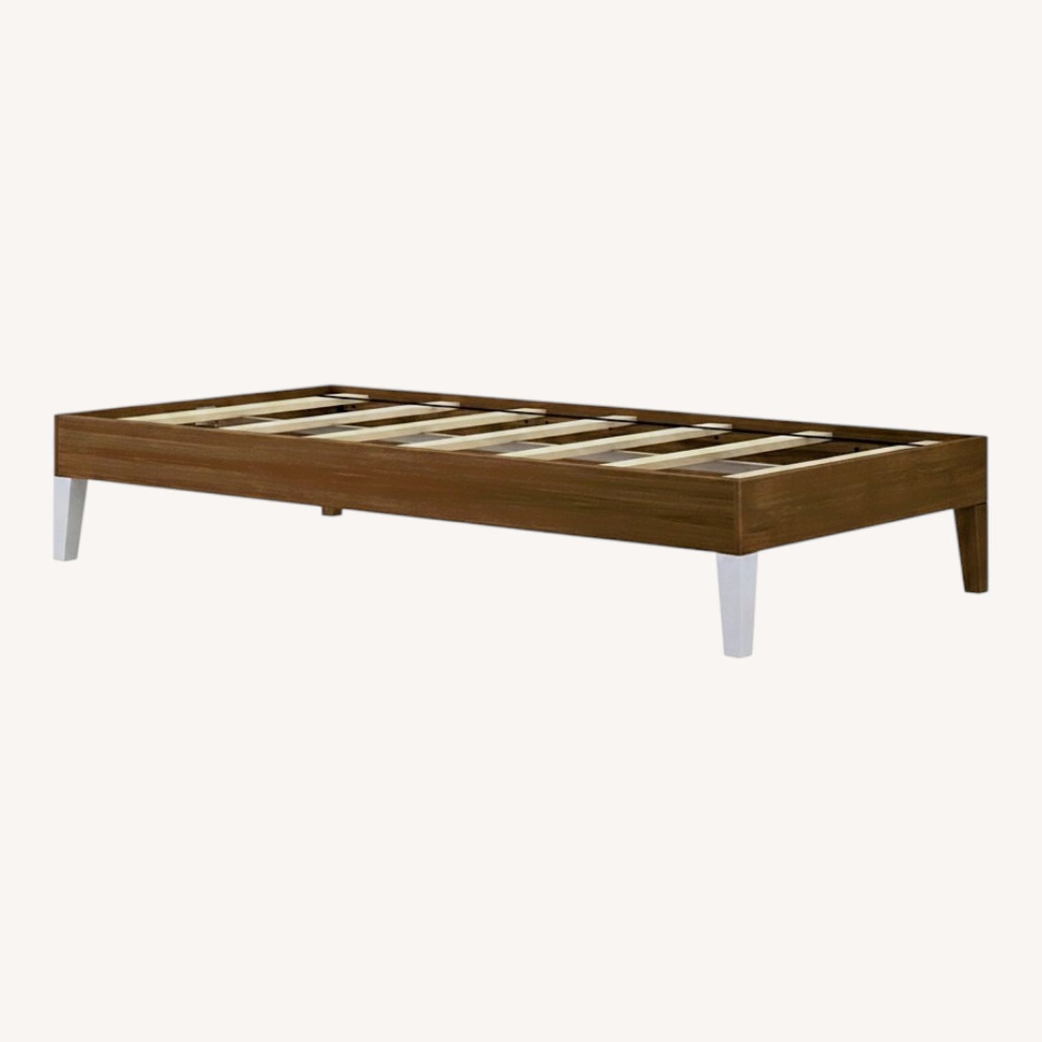 Plank and Beam Dark Brown Wood Queen Bed - image-0