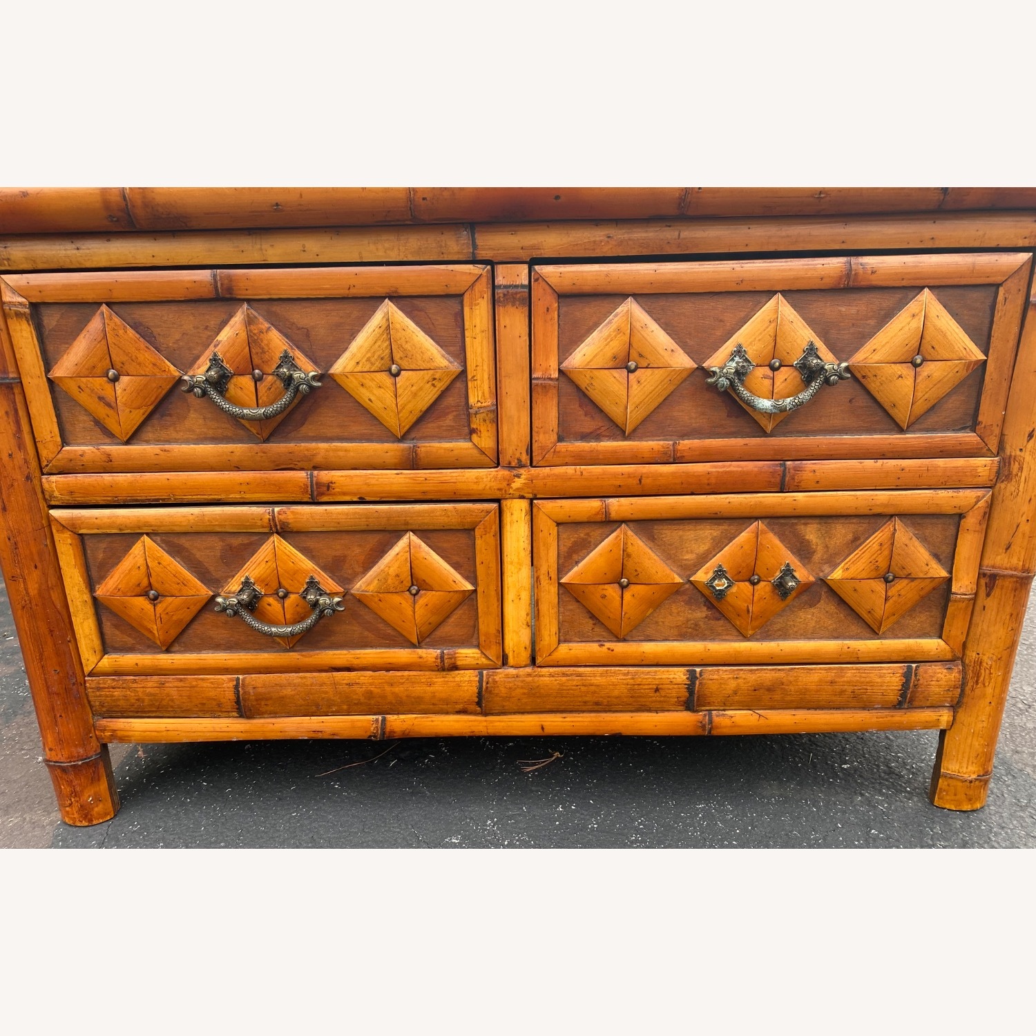 Vintage Bamboo Coffee Table 1930’s - image-2