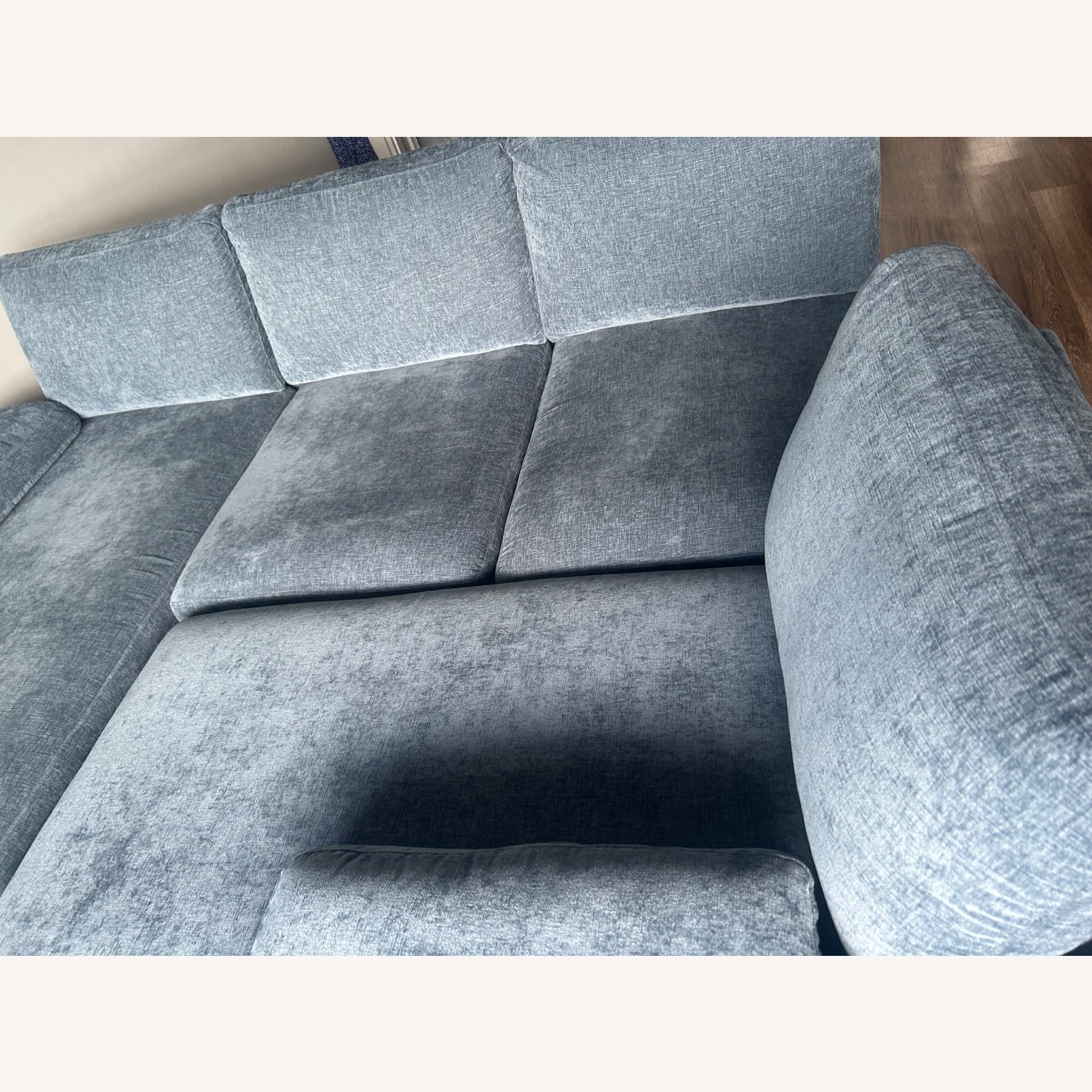 Wayfair Blue Fabric Chaise Lounge - image-4