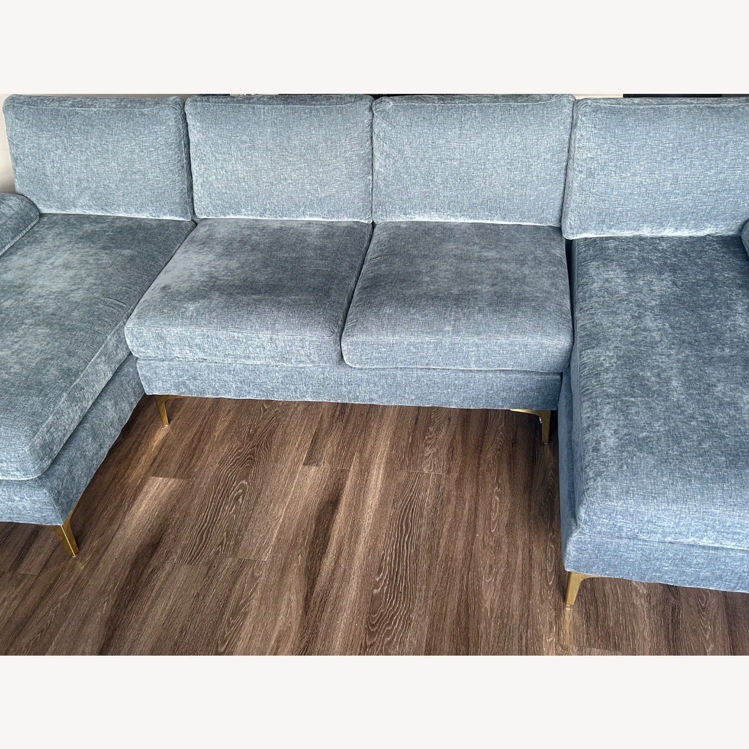 Wayfair Blue Fabric Chaise Lounge - image-2