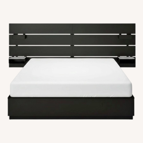 Used IKEA Queen Bed with 6 Storage Units - Wall Mounted for sale on AptDeco