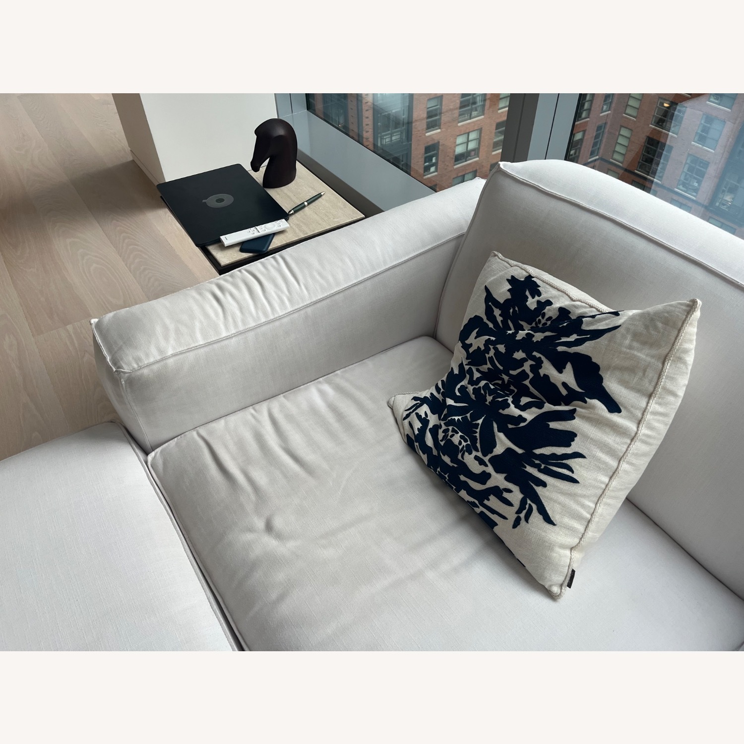 Restoration Hardware White 3+ Piece Sectional - image-5