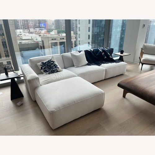 Used Restoration Hardware White 3+ Piece Sectional for sale on AptDeco