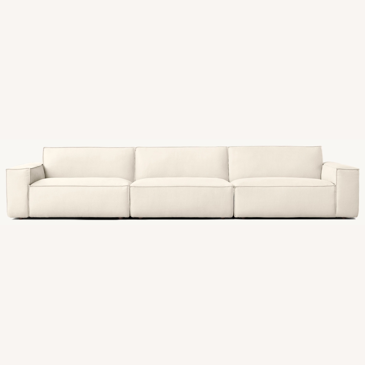 Restoration Hardware White 3+ Piece Sectional - image-0