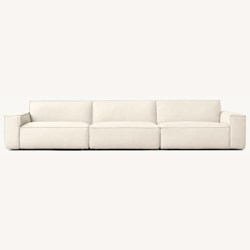 Used Restoration Hardware White 3+ Piece Sectional for sale on AptDeco
