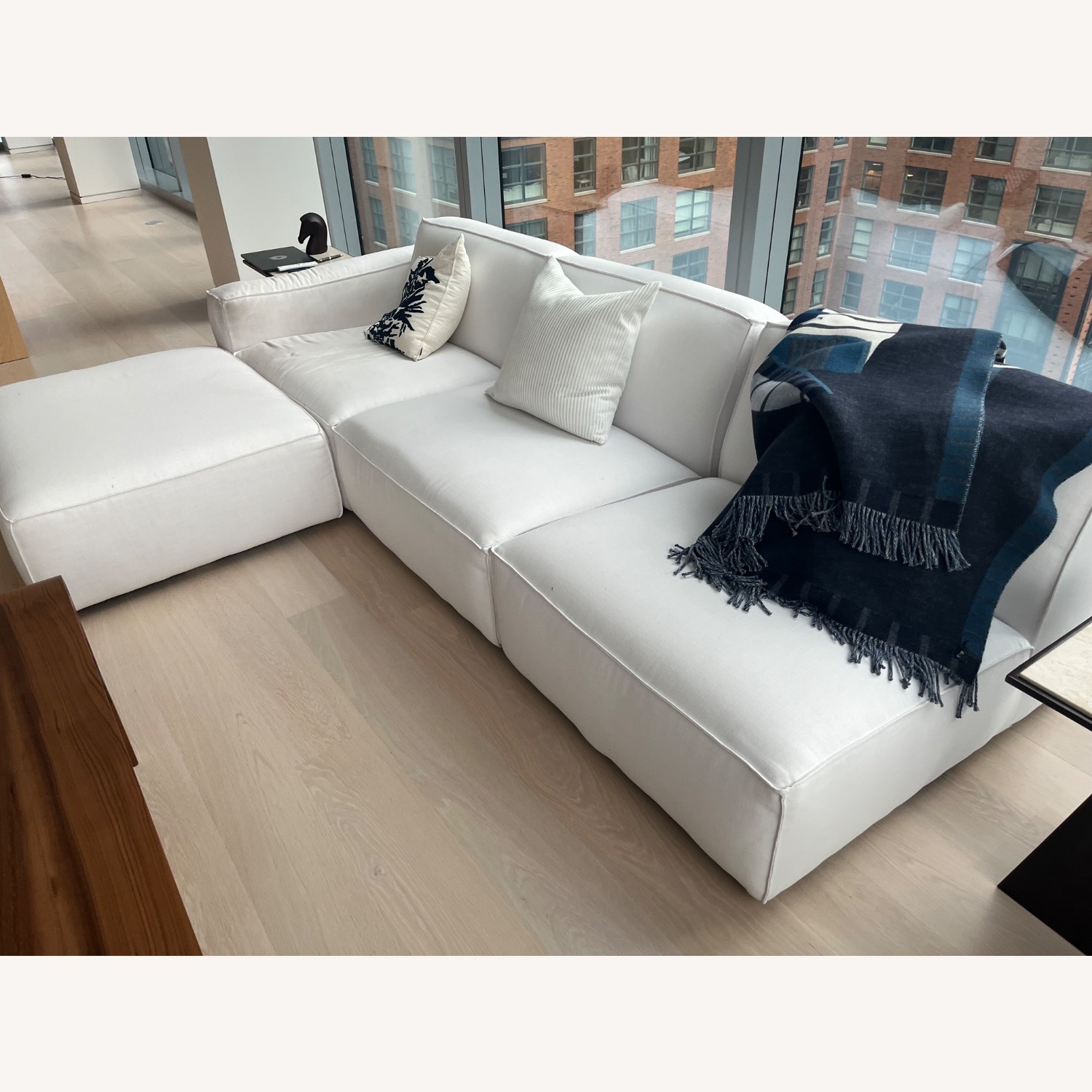 Restoration Hardware White 3+ Piece Sectional - image-2