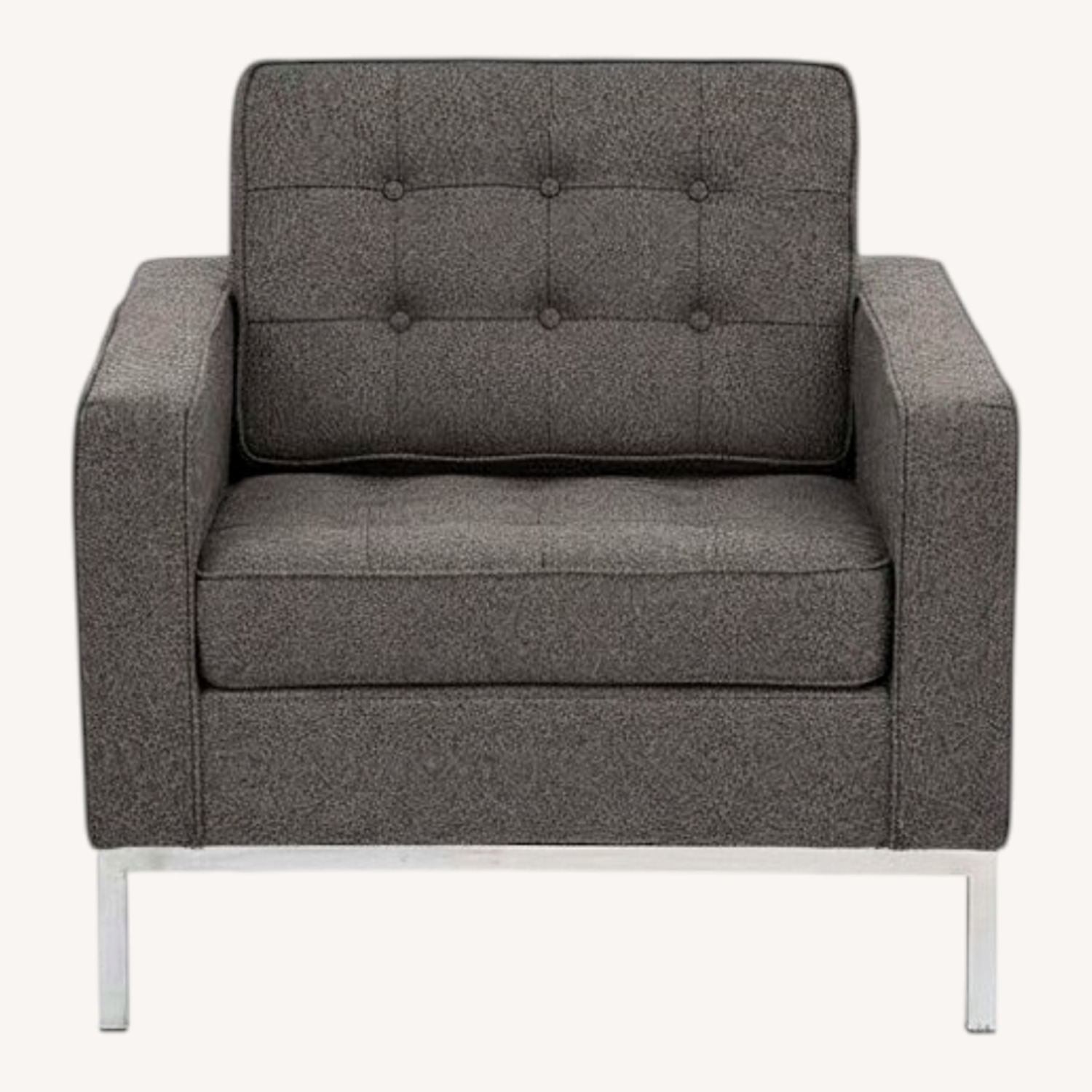 Dark Gray Armchair - image-0