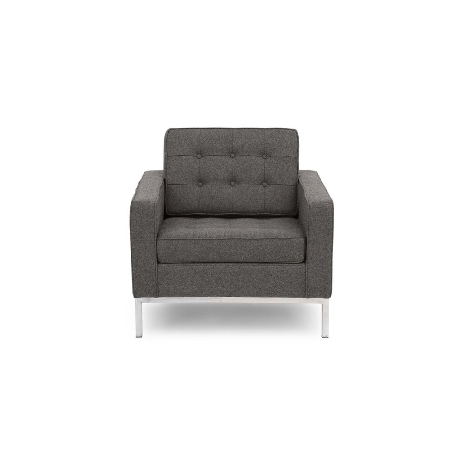 Dark Gray Armchair - image-4