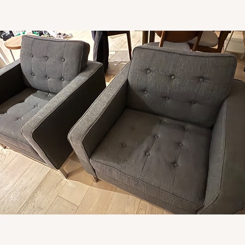Used Dark Gray Armchair for sale on AptDeco