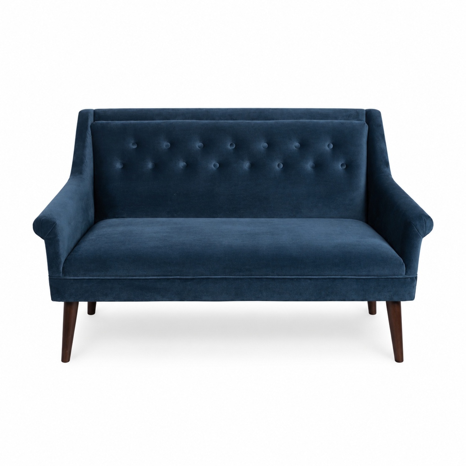 Skyline Furniture Blue Fabric Loveseat - image-5