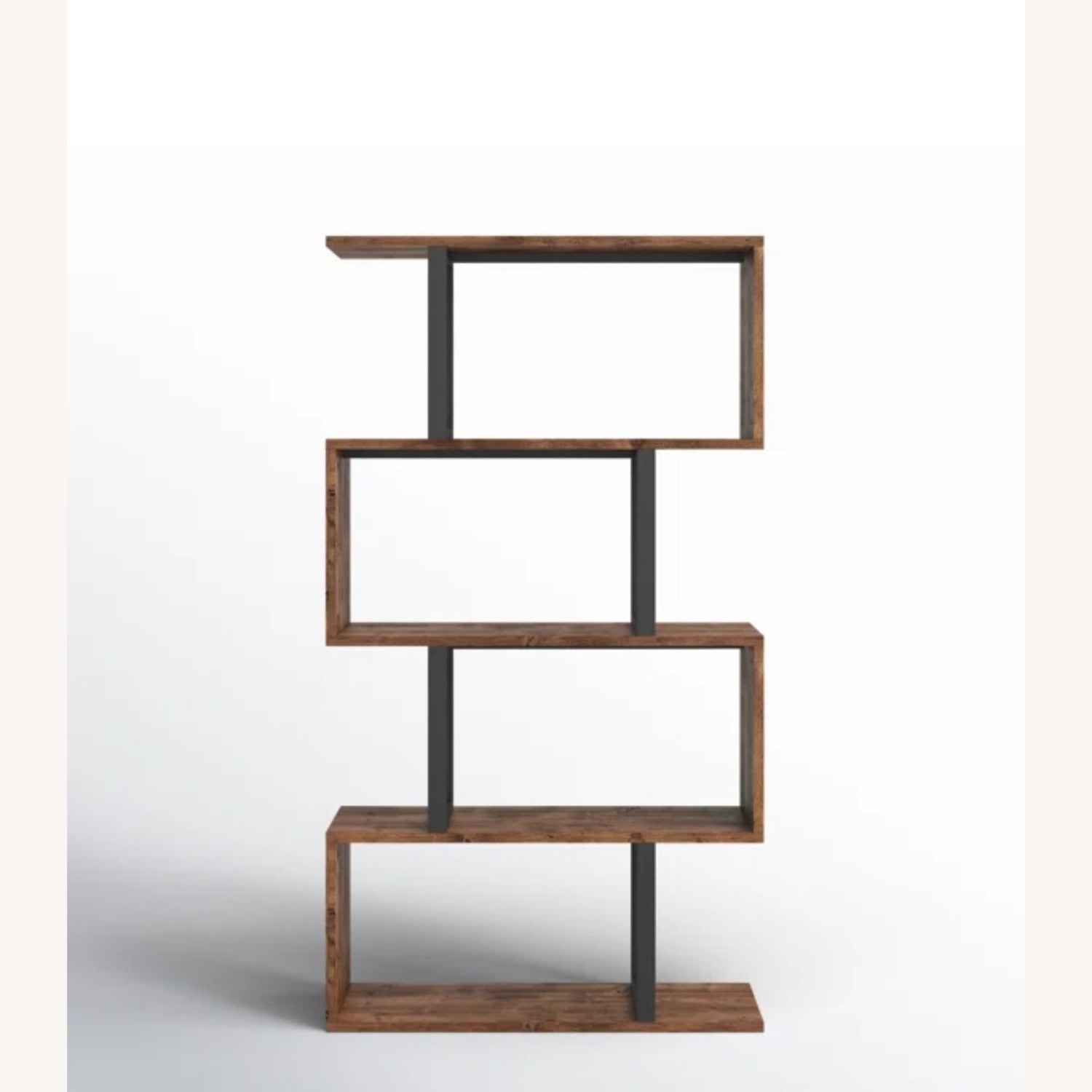 Adriana Steel Geometric Bookcase - image-3