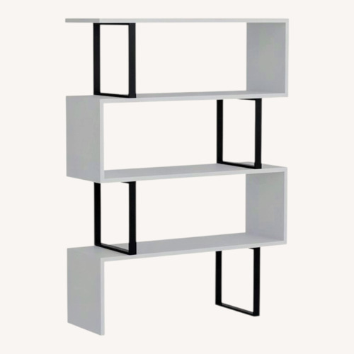 Used Adriana Steel Geometric Bookcase for sale on AptDeco