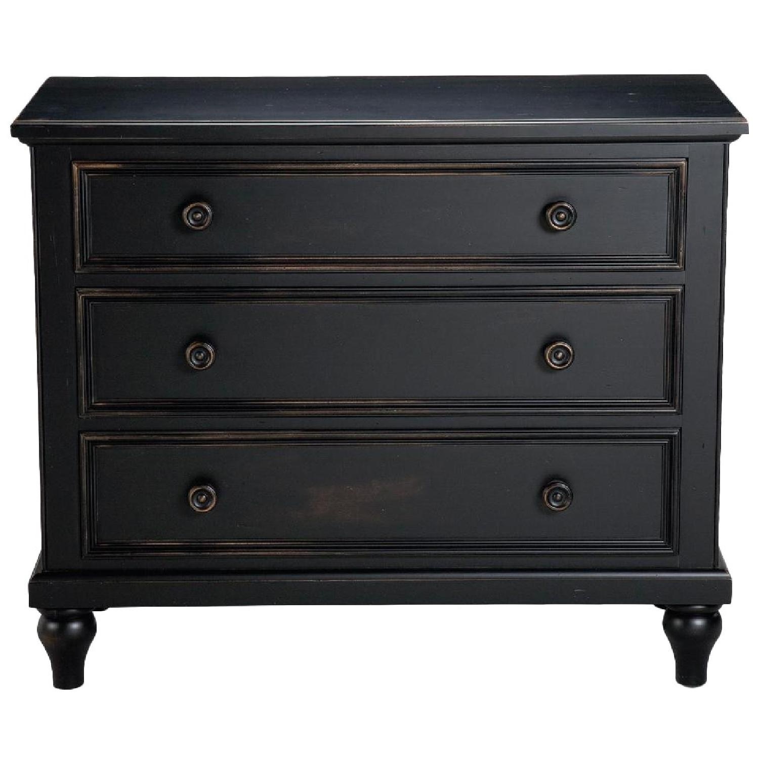 Ethan Allen Sarah Black Wood Dresser - image-5