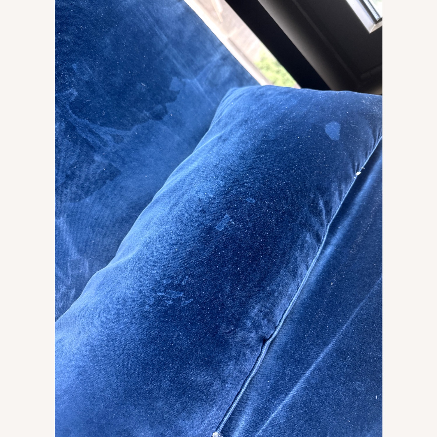 Crate & Barrel Marlowe Navy Blue Day Bed - image-3
