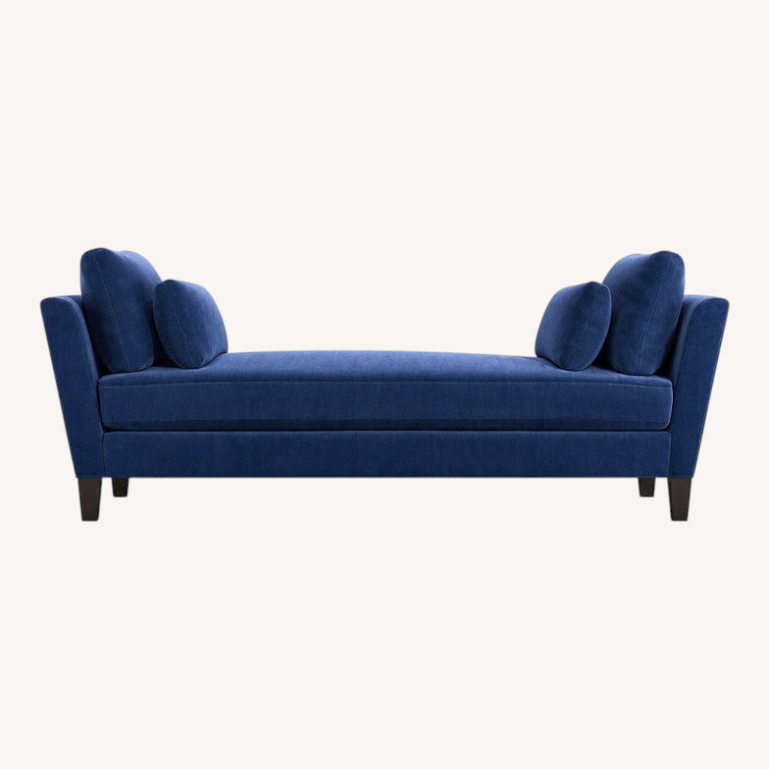 Crate & Barrel Marlowe Navy Blue Day Bed - image-0