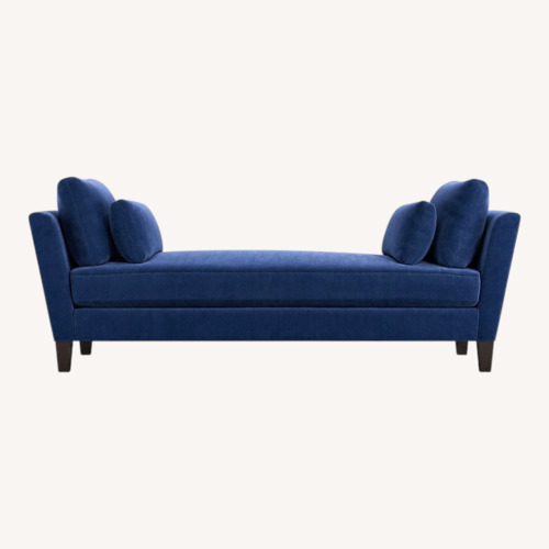 Used Crate & Barrel Marlowe Navy Blue Day Bed for sale on AptDeco
