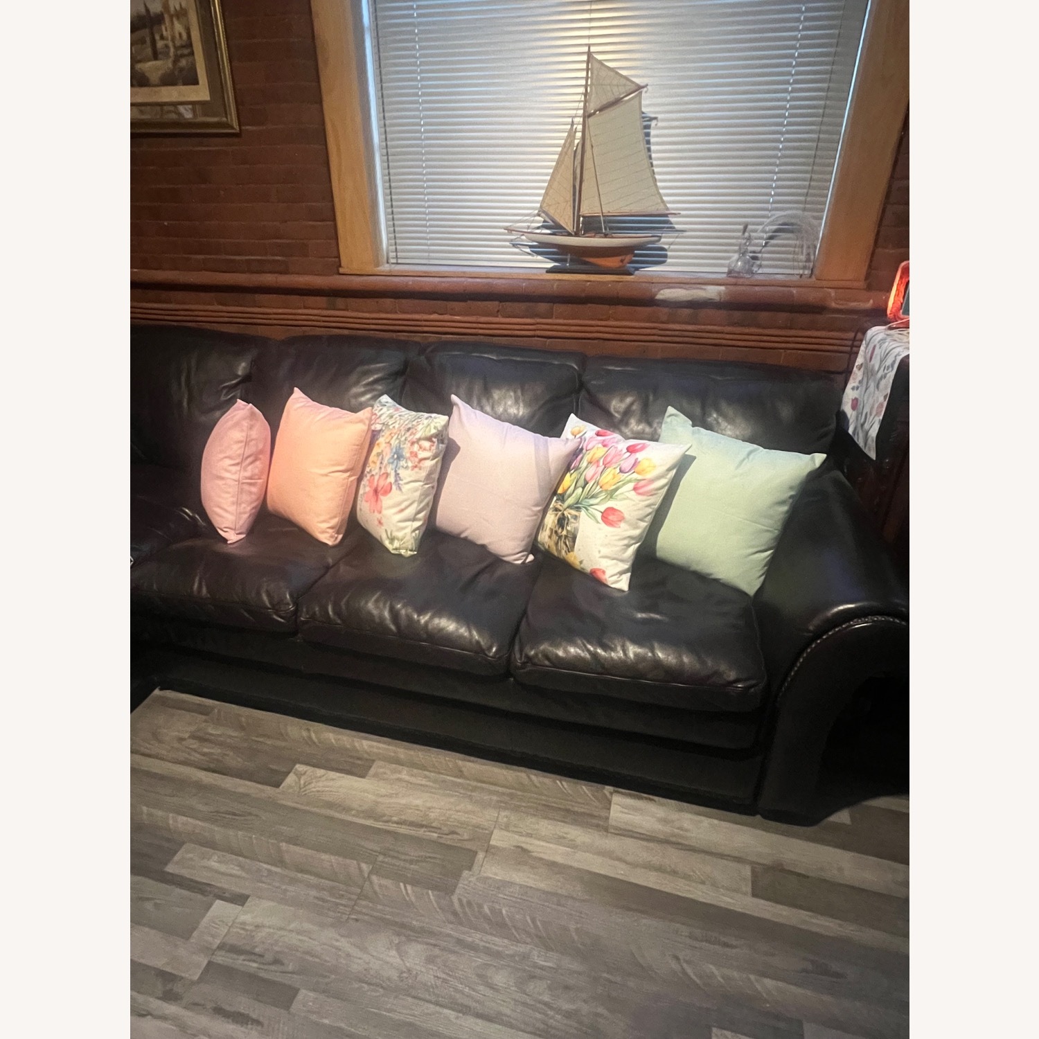 L Shape Leather Sofa  - image-2