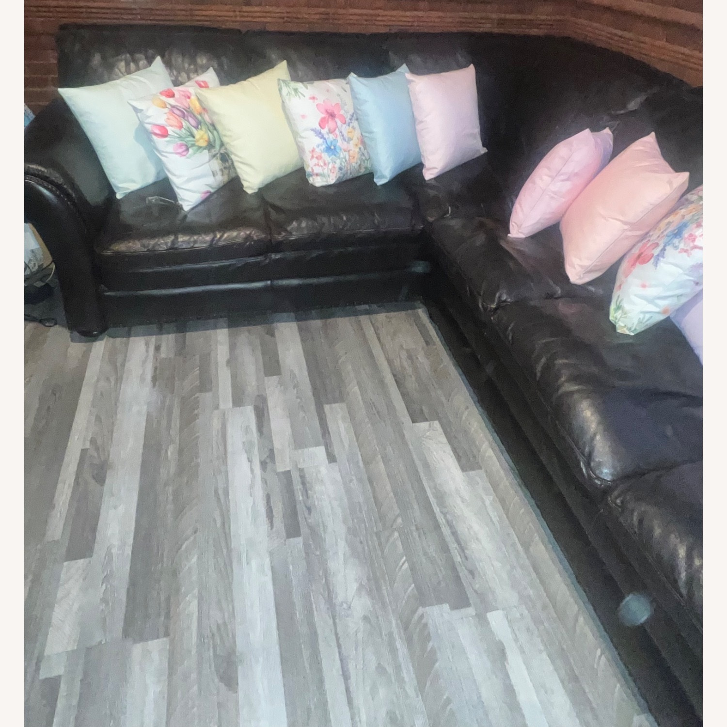 L Shape Leather Sofa  - image-4
