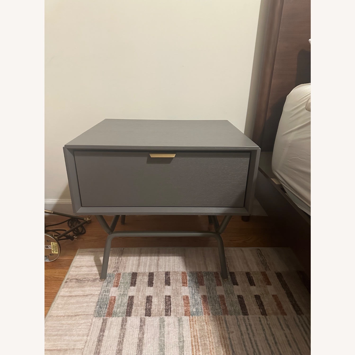 Blu Dot Dang Light Gray Wood Nightstands - image-4
