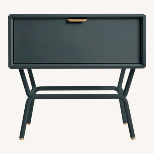 Used Blu Dot Dang Light Gray Wood Nightstands for sale on AptDeco