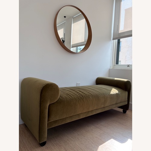Used Lulu & Georgia Green Carson Bench for sale on AptDeco