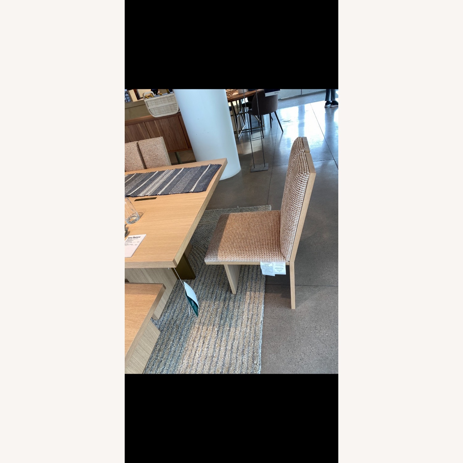Crate & Barrel Paradox Dining Table With 8 Chairs - image-2