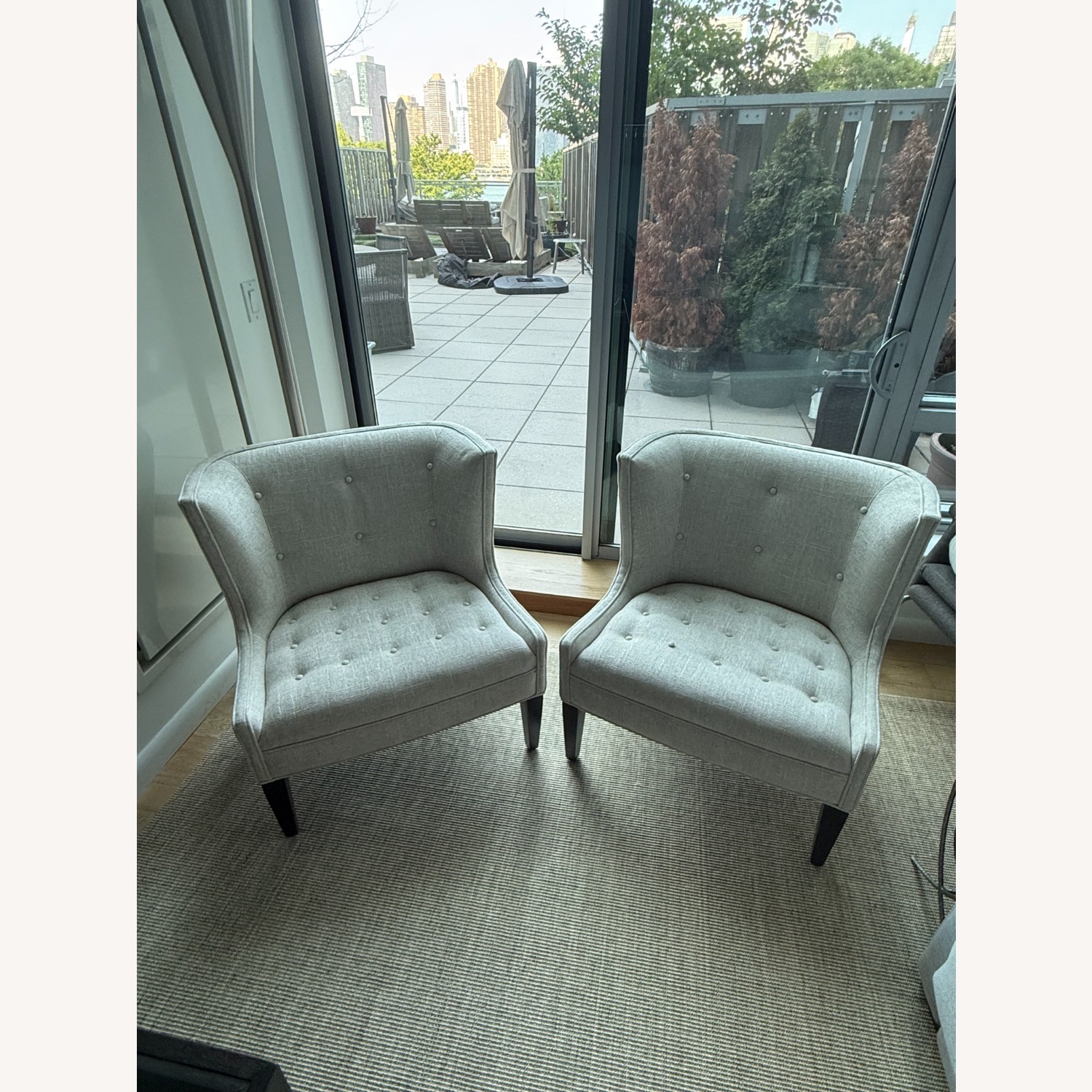 Jessica Charles Lexi Tufted Lexi Arm Chairs - image-1