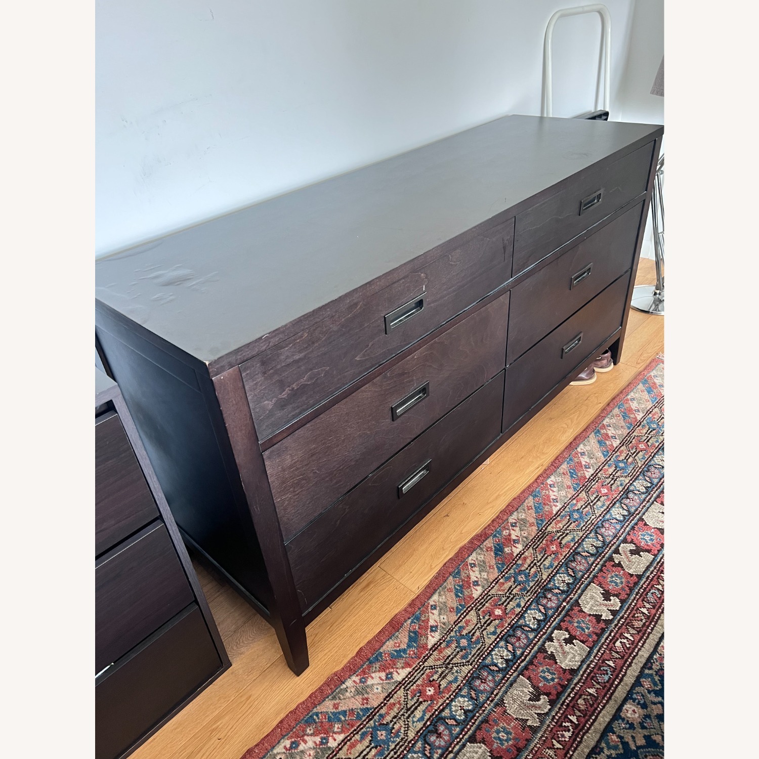 Crate & Barrel Arch Black Wood Dresser - image-2